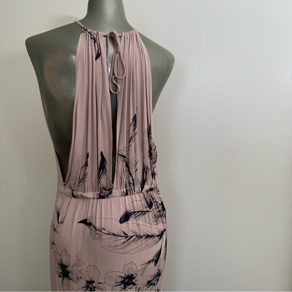 Stillwater XS high side‎ slits black floral print dress - Picture 3 of 12